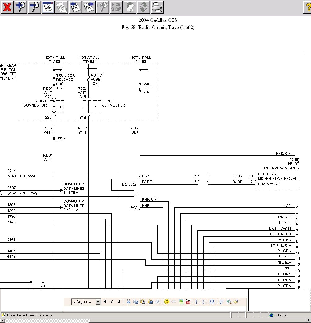 Cadillac Cts Stereo Wiring Diagram Does Anyone Have the Harness Wiring Diagram for 2004 Cadillac Cts Stereo Wiring Diagram Does Anyone Have the Harness Wiring Diagram for 2004