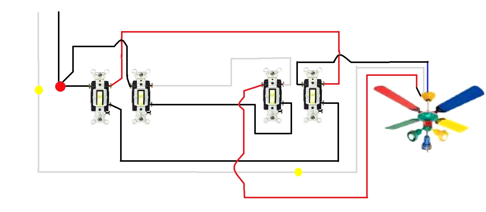Commercial Electric 3 Speed Fan Switch Wiring Diagram Ceiling Fan 3 Way Switch Wiring Diagram Download