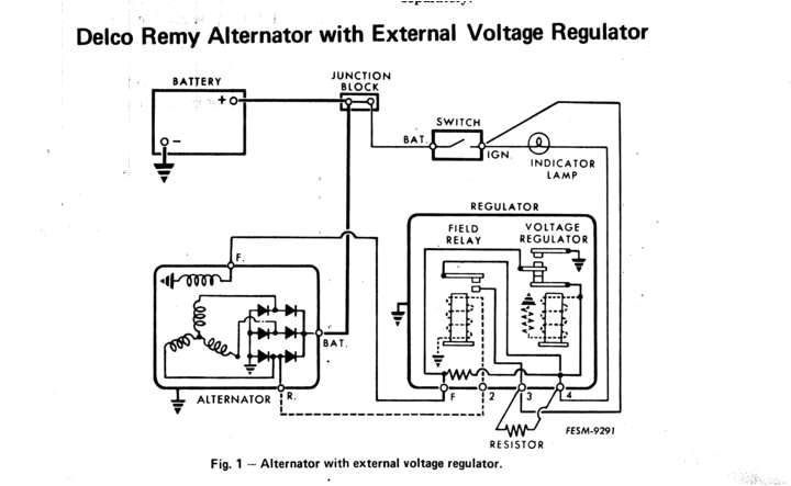 Delco Remy 28si Wiring Diagram Delco Remy 8700018 Alternator Wiring Diagram