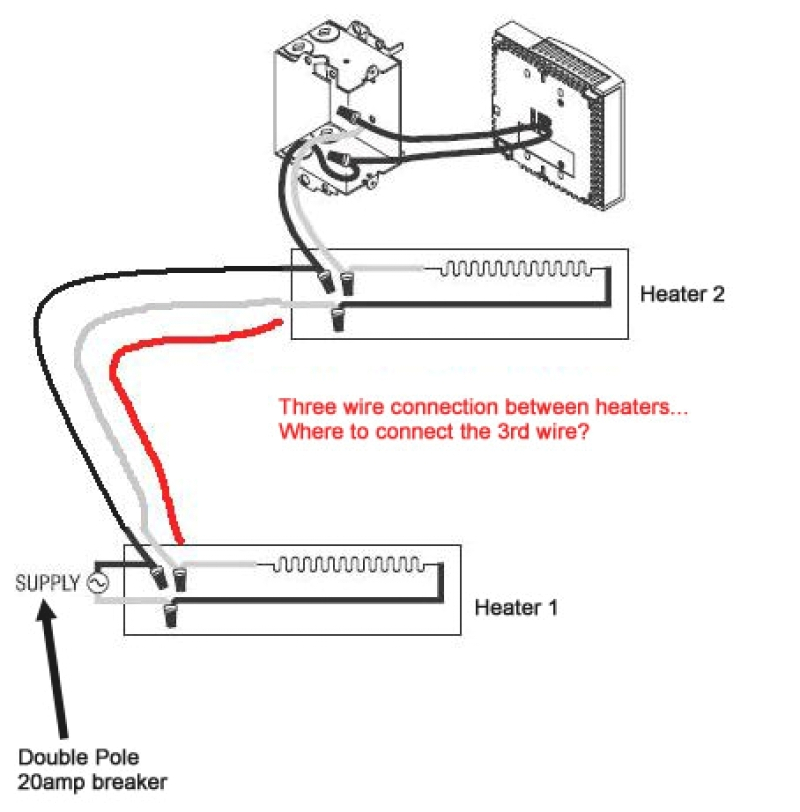 Electric Baseboard Heater Wiring Diagram thermostat 20 Unique Qmark Heater Wiring Diagram