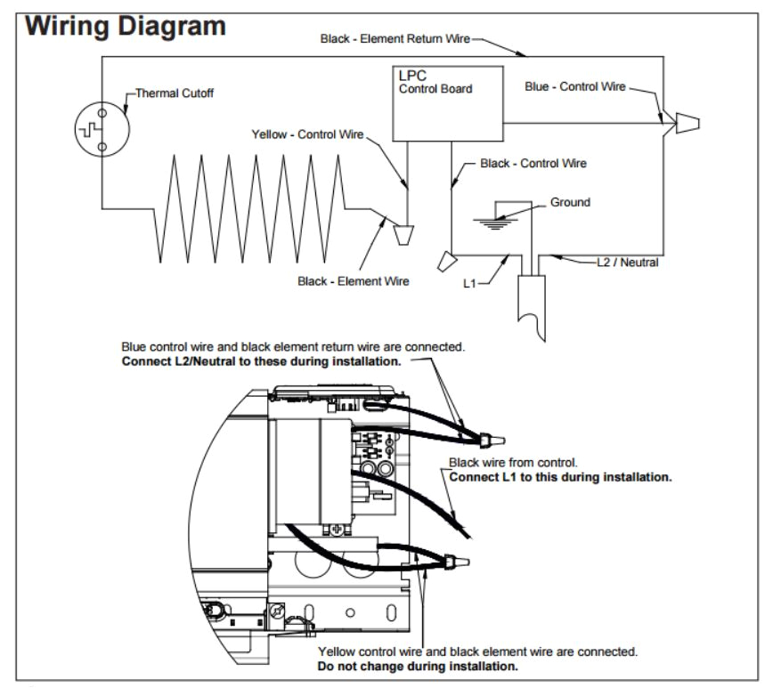 Electric Baseboard Heater Wiring Diagram thermostat 220v Baseboard Heater Wiring Diagram