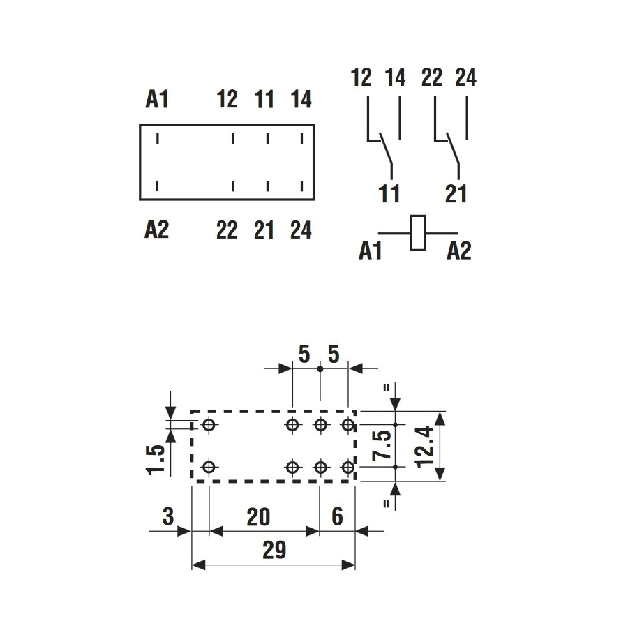 Finder Type 95.05 Wiring Diagram Finder 40 52 Relais Pour Pcb Deux Poles 12 Vdc 8a Finder Type 95.05 Wiring Diagram Finder 40 52 Relais Pour Pcb Deux Poles 12 Vdc 8a