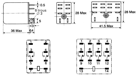 Finder Type 95.05 Wiring Diagram Ptf14a E Relay socket for Use with Ly4 Ly4 D Ly4f Finder Type 95.05 Wiring Diagram Ptf14a E Relay socket for Use with Ly4 Ly4 D Ly4f