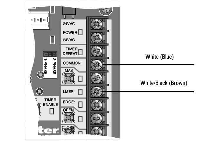 Garage Door Photo Eye Wiring Diagram Liftmaster Cps Rpen4 Monitored Retro Reflective Photo Eye