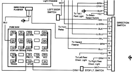 Gm Turn Signal Switch Wiring Diagram Chevy Turn Signal Switch Wiring Diagram Drivenheisenberg