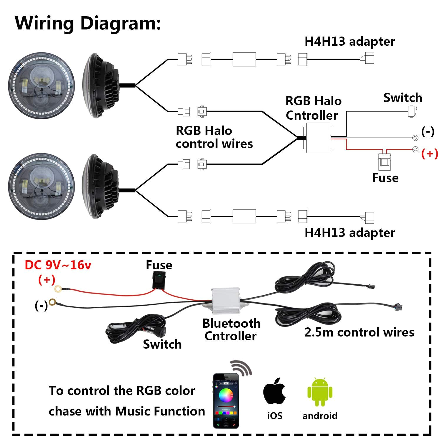 Halo Fog Lights Wiring Diagram Halo Led Wiring Diagram Wire Halo Fog Lights Wiring Diagram Halo Led Wiring Diagram Wire