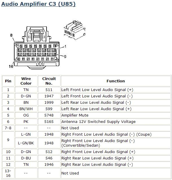 Jetta Monsoon Amp Wiring Diagram Jetta Monsoon Amp Wiring Diagram for Color Previous