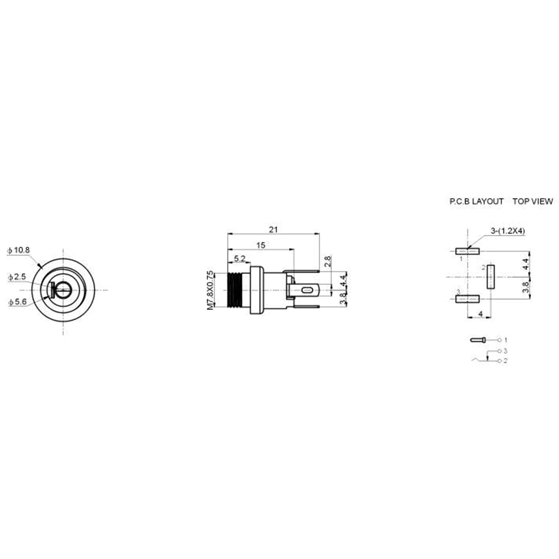 Laptop Dc Jack Wiring Diagram Uxcell 5 5 Mm X 2 1 Mm Female Dc Power Jack 3 Pin Wiring Laptop Dc Jack Wiring Diagram Uxcell 5 5 Mm X 2 1 Mm Female Dc Power Jack 3 Pin Wiring