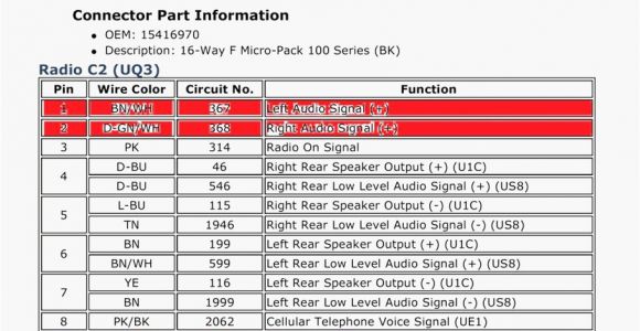 08 Silverado Radio Wiring Diagram 2006 Chevy Wiring Digram Wiring Diagram