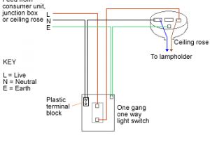 1 Gang 1 Way Switch Wiring Diagram Uk All About Electical One Way Switch