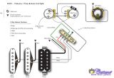 1 Volume 2 tone Hss Wiring Diagram Pin Em Guitar Wiring