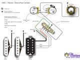 1 Volume 2 tone Hss Wiring Diagram Pin Em Guitar Wiring