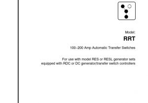 100 Amp Manual Transfer Switch Wiring Diagram Kohler Rrt Manual Electrostatic Discharge Switch
