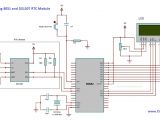 100v Speaker Wiring Diagram Circuit Diagram Of Digital Clock Using 8051 Microcontroller and Rtc