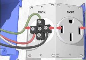 110 Electrical Outlet Wiring Diagram How to Wire A 220 Outlet with Pictures Wikihow