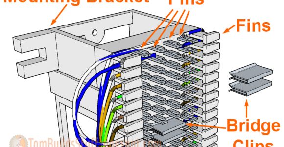 110 Punch Down Block Wiring Diagram How to Wire A 66 Block