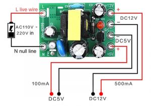 110v Ac Plug Wiring Diagram Mini Ac Dc Converter Ac110v 220v to Dc 12v 0 2a 5v Module