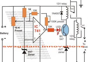 12 Volt Battery Charger Wiring Diagram Ic 741 Low Battery Indicator Circuit Homemade Circuit Projects