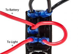 12 Volt Rocker Switch with Light Wiring Diagram Weatherproof Led Rocker Switch Spotlights Switch White