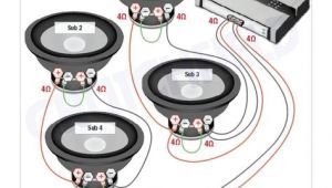 12 Volt Subwoofer Wiring Diagram Subwoofer Wiring Diagrams with Images Subwoofer Wiring