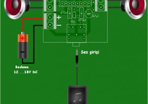12 Volt Subwoofer Wiring Diagram Tda7377 Amplifier Circuit 12v Stereo 30w Electronics