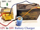 12v Battery Box Wiring Diagram 12v to 18v Dc From 220v Ac Converter for Battery Charger Amazing Idea Diy