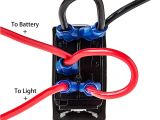 12v On Off On toggle Switch Wiring Diagram Weatherproof Led Rocker Switch Spotlights Switch White