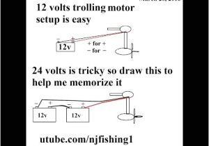 12v Trolling Motor Wiring Diagram How to Connect 12v 24v Trolling Motor with 1 and 2 Batteries Youtube