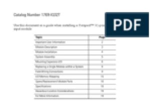 1769 if4xof2 Wiring Diagram Installation Instructions Compact Io Modules Input Output