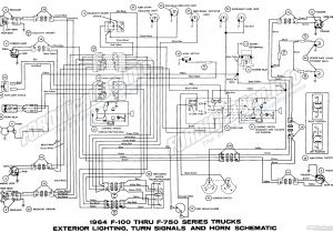 1963 ford F100 Wiring Diagram 64 ford F100 Headlight Wiring Wiring Diagrams Show