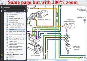 1965 ford Mustang Wiring Diagram Pdf 1965 Colorized Wiring Diagrams Usb Drive