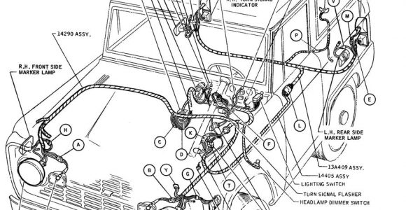 1974 ford Bronco Wiring Diagram ford Bronco Wiring Harnes Diagram Wiring Diagram