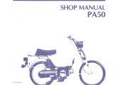 1978 Honda Pa50 Wiring Diagram Honda Hobbit Pa50 Shop Manual Manualzz Com