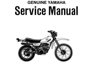 1981 Yamaha Xt 250 Wiring Diagram 1980 1984 Yamaha Xt250 Motorcycle Service Manual