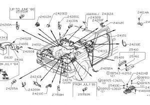 1986 Nissan Pickup Wiring Diagram 24010 81w00 Genuine Nissan 2401081w00 Harness Main