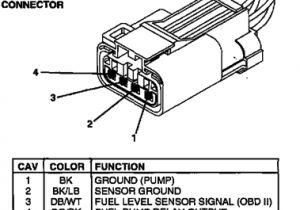 1989 Dodge Ram Fuel Pump Wiring Diagram solved What are the Wires On Dodge Dakota Fuel Pump Pigtail