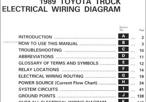 1989 toyota Pickup Radio Wiring Diagram 1989 toyota Pickup Wiring Diagram Database
