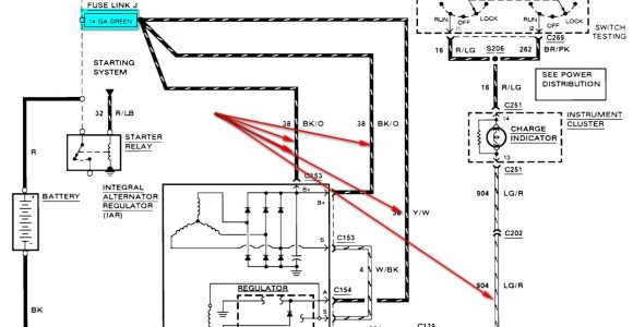 1991 ford F150 Alternator Wiring Diagram My 1991 ford F150 is there A Fusible Link In the Alternator