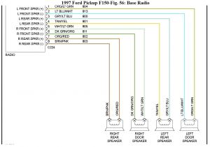 1992 ford F250 Radio Wiring Diagram 1994 ford F150 Speaker Wiring Diagram Wiring Diagram Technic