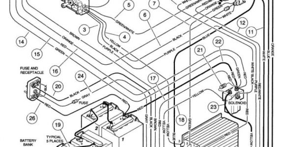 1993 Club Car Golf Cart Wiring Diagram Club Car 36v Battery Wiring Diagram Wiring Diagram Name