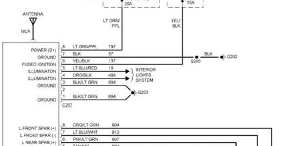 1996 ford F150 Radio Wiring Diagram solved I Need Radio Wiring Color Codes for A 1995 ford Fixya