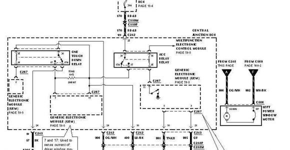 1997 ford F150 Power Window Wiring Diagram ford F 150 Lighting Diagram Wiring Diagram