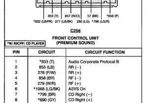 1998 ford Expedition Radio Wiring Diagram ford Radio Wiring Schematic Wiring Diagram Name
