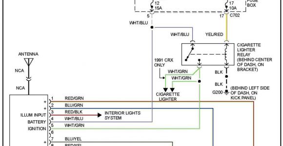 1998 Honda Accord Stereo Wiring Diagram 94 Honda Civic Radio Wiring Diagram Wiring Diagram Centre