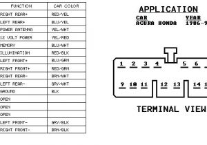 1998 Honda Civic Radio Wiring Diagram Honda Stereo Wiring Diagram Wiring Diagram Technic