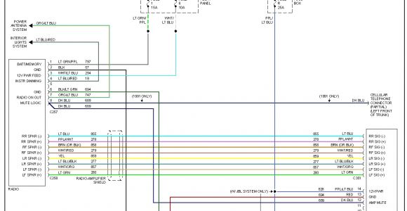 1998 Lincoln town Car Radio Wiring Diagram 1998 Lincoln Continental Stereo Wiring Diagrams My Wiring Diagram
