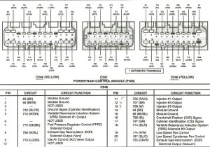1999 ford Ranger Pcm Wiring Diagram ford Ecu Wiring Diagram Data Schematic Diagram