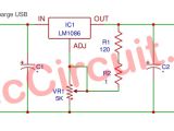 2 Bank Battery Charger Wiring Diagram Power Bank Mobile Charger Circuit Using Lm1086 Eleccircuit Com