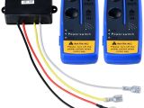 2 solenoid Winch Wiring Diagram astra Depot Wireless 150ft Black Receiver 2 Blue Remote Winch Control solenoid Kit Handset Switch 12v