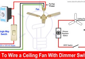 2 Speed Fan Switch Wiring Diagram How to Wire A Ceiling Fan Dimmer Switch and Remote Control